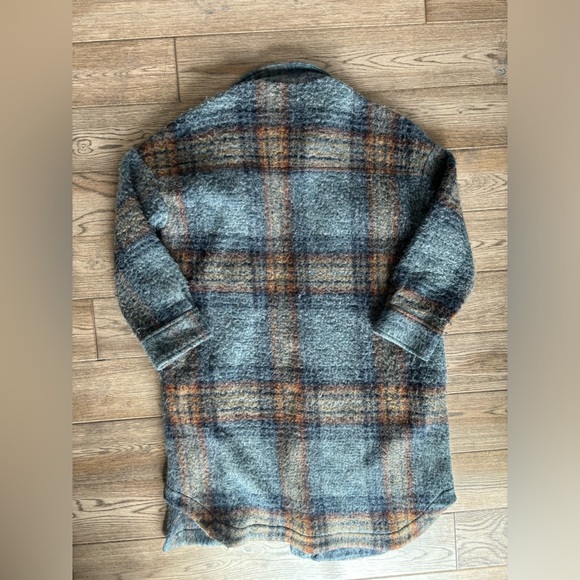 Zara long plaid jacket size XS - Picture 11 of 13